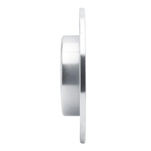 Chevrolet Bolt EV Brake Rotor (1) - Rear Right - R1 Concepts - Drilled & Slotted - Silver - `16-`23